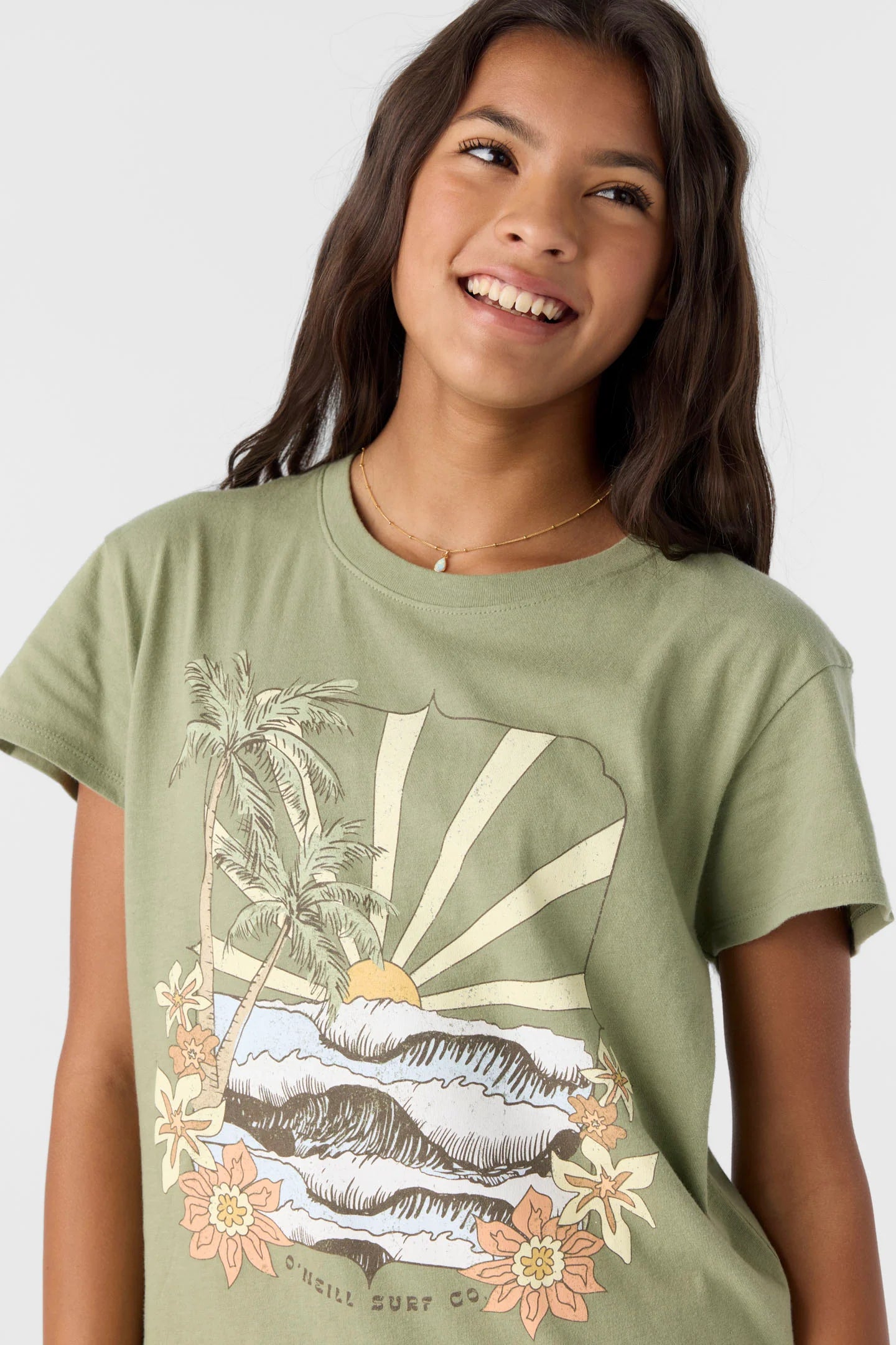 O'Neill Girls Tropical Swell T-Shirt