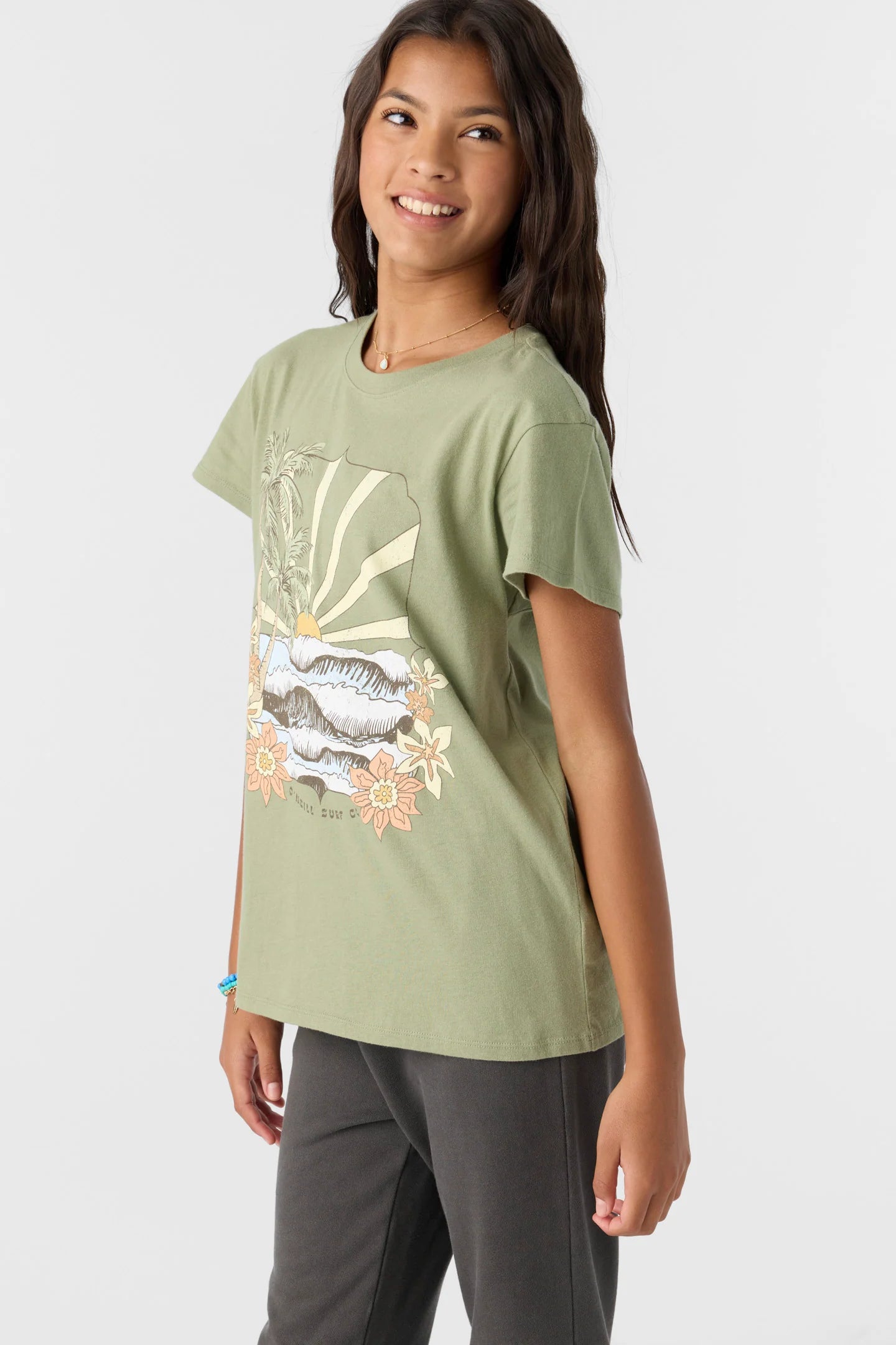 O'Neill Girls Tropical Swell T-Shirt