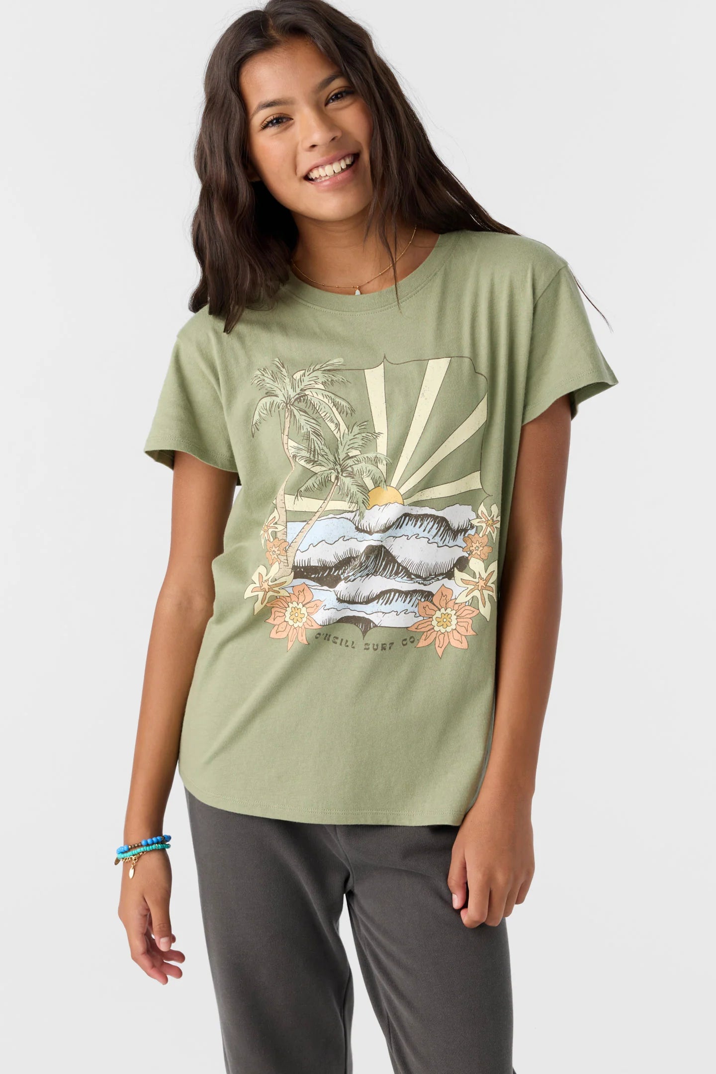 O'Neill Girls Tropical Swell T-Shirt