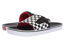 Load image into Gallery viewer, Vans Ultracush Slide-On Sandals 8.0 / (Chekerboard) Black/True White