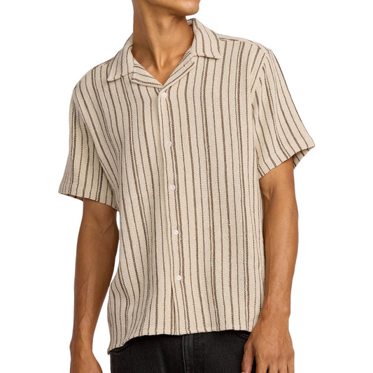 RVCA Mens Vacancy Short Sleeve Woven Shirt