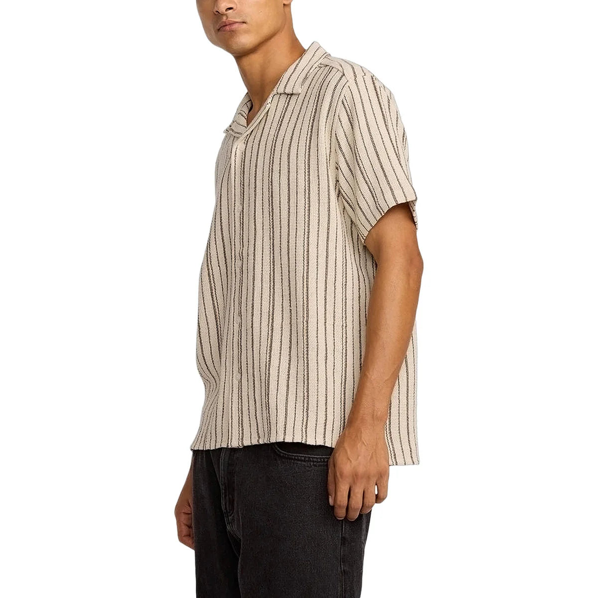 RVCA Mens Vacancy Short Sleeve Woven Shirt