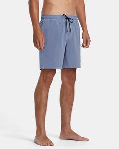 Boardshort taille élastique RVCA VA Pigment pour homme 17"