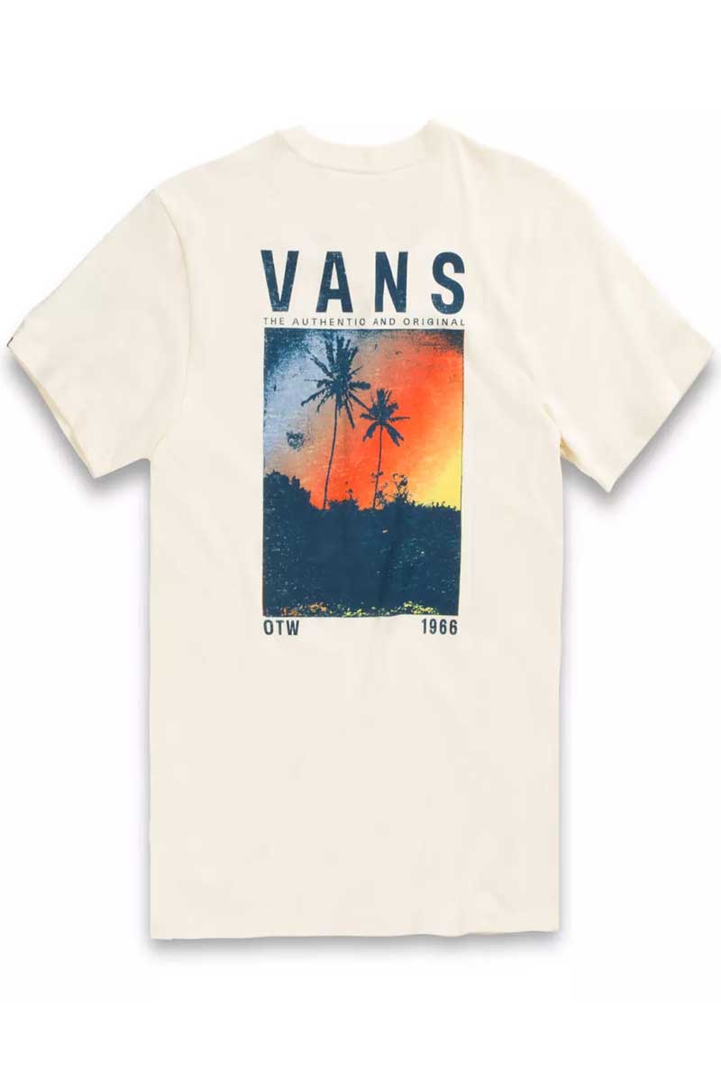 T-shirt à manches courtes Vans Vintage Sunset pour homme