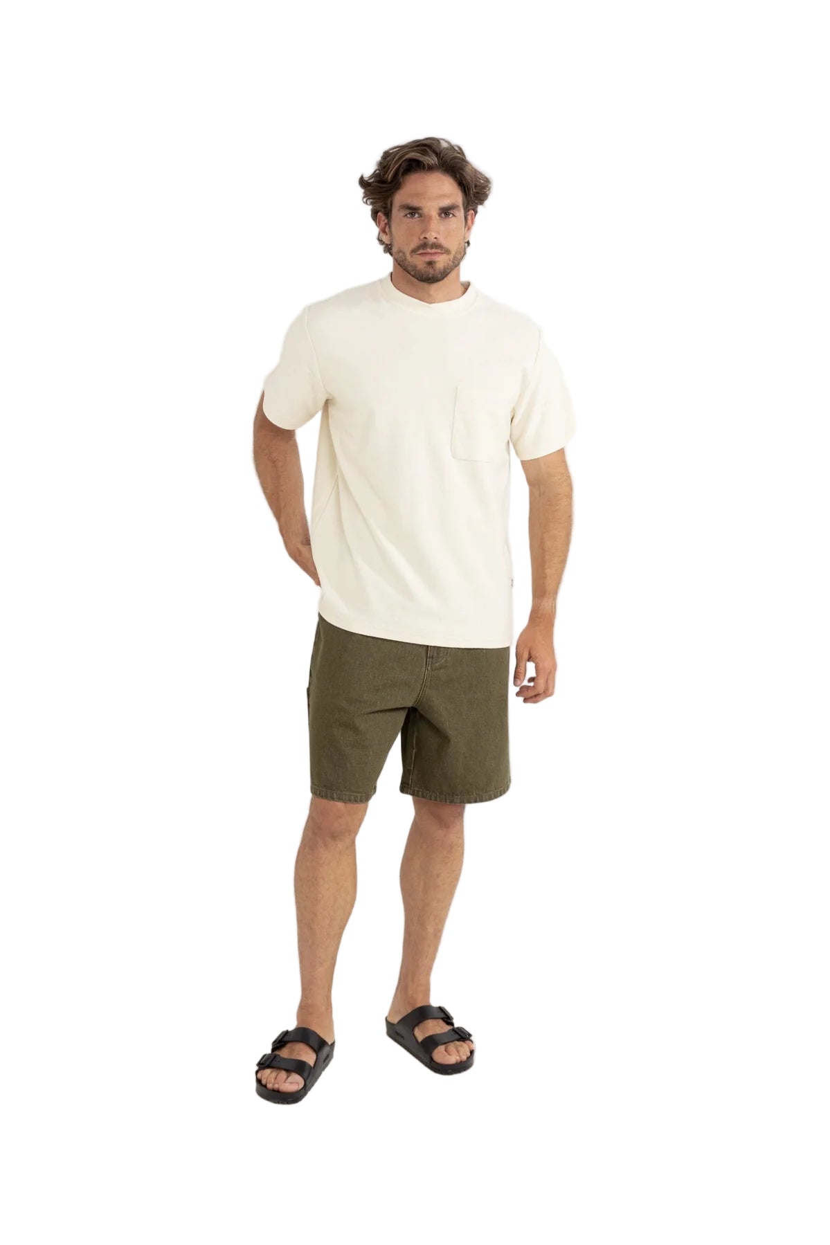 Rhythm Mens Vintage Terry Short Sleeve T-Shirt