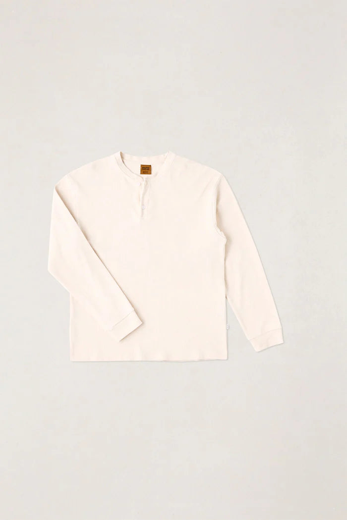 Rhythm Men's Vintage Jersey Long Sleeve Henley