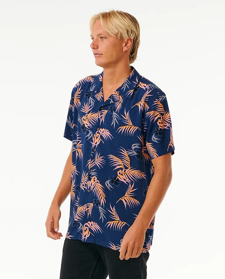 Chemise à manches courtes à imprimé floral Surf Revival pour homme de Rip Curl