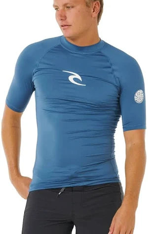 Rip Curl Men's Waxed UPF Perforated Short Sleeve Rashguard