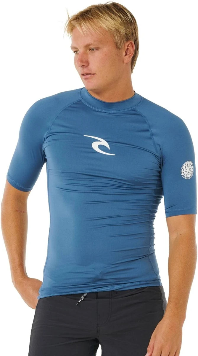 Rip Curl Men's Waves Icon UPF 50 Short Sleeve Rashguard