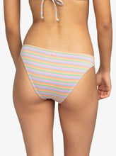 Charger l&#39;image dans la galerie, Bas de bikini à couverture modérée Wavy Stripe pour femmes de Roxy