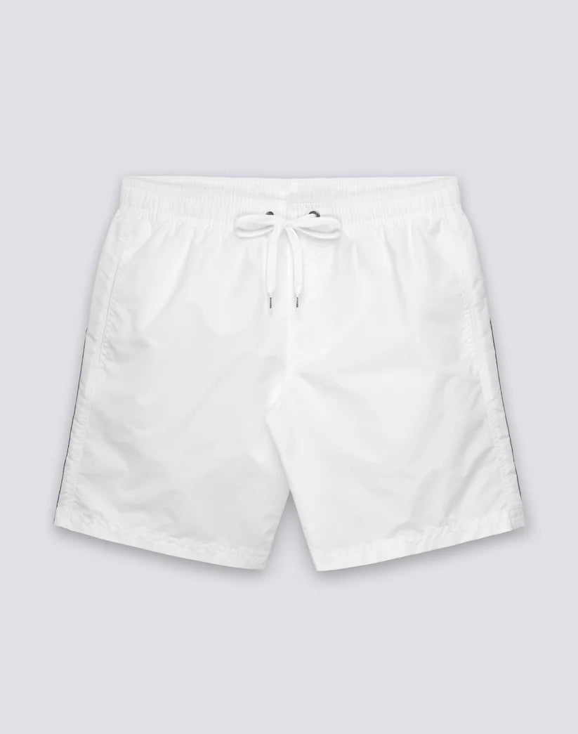 Sundek Mens 16" Mid-Length Elastic Waist Swim Trunk