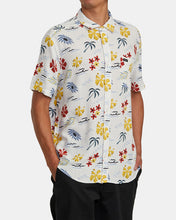 Load image into Gallery viewer, RVCA Mens Will Travel Short Sleeve Button Up Shirt