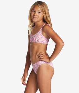 Billabong Girls' Wonderland Trilet 2 Piece Bikini Set