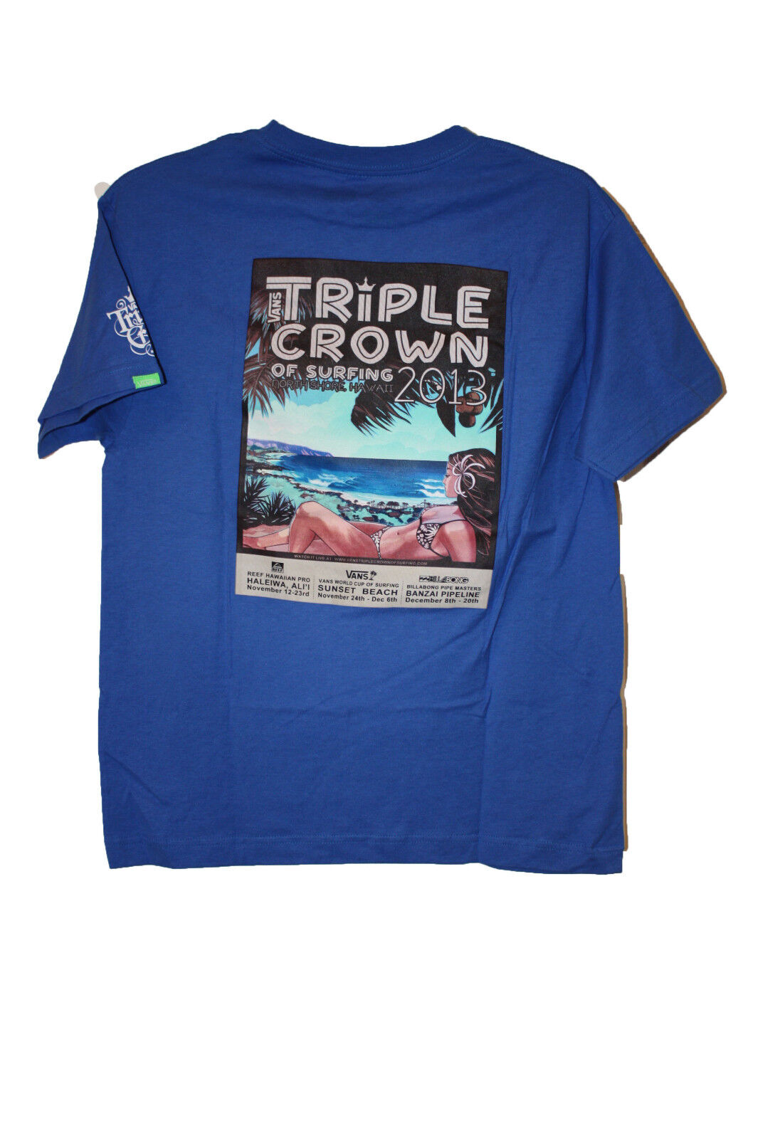 T-shirt à manches courtes Vans Tripe Crown of Surfing pour garçon 2013