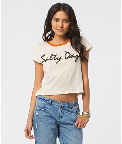 Billabong Juniors Salty Daze Short Sleeve Crop T Shirt - Indi Surf