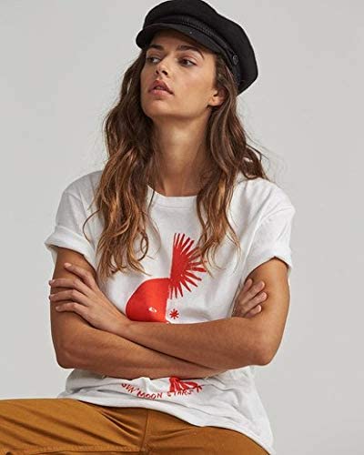 T-shirt Billabong pour femme avec motif lune et étoiles