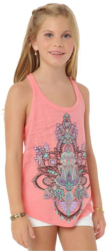 O'Neill Girls Morocco Tank, (CRL) Coral - Indi Surf