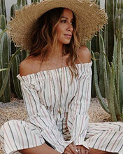 Load image into Gallery viewer, Billabong Womens Sincerely Jules Tulum Weathers Off The Shoulder Top
