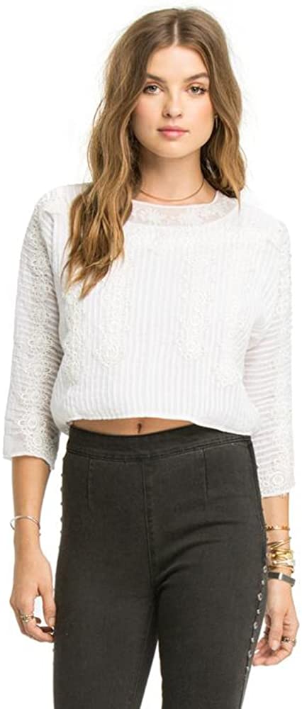 Amuse Society Womens Rayne Woven Top