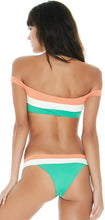 Load image into Gallery viewer, L*Space Womens Color Block Ziggy Top - Indi Surf