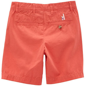 johnnie-O Derby Jr. Boys Melon Red Shorts