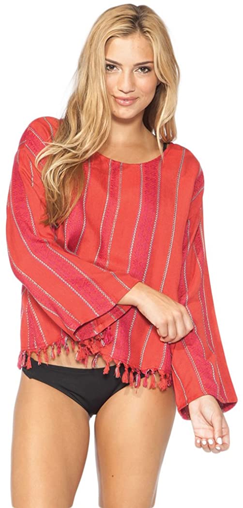 Billabong Juniors The Heart Seas Long Sleeve Woven Blouse