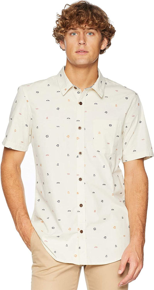 O'Neill Mens Original Woven Short Sleeve Button Up Shirt