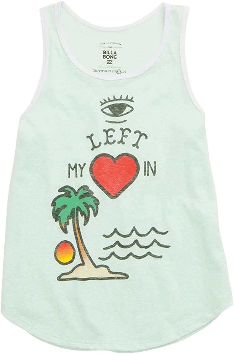 Billabong Girls Eye Left My Heart Tank Top