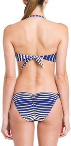 Despi Juniors Al Mare Tie Side Bikini Bottom, Navy - Indi Surf