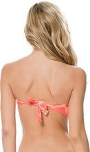 Load image into Gallery viewer, O&#39;Neill Women&#39;s Ziggy Stripe Bandeau Top Coral XS (US 0) - Indi Surf