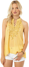 Load image into Gallery viewer, O&#39;Neill Juniors Sylvia Embroidered Halter Tank
