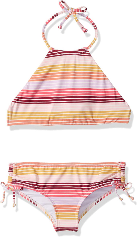 Billabong Girls' Ray Of Sun Reversible 2 Piece Bikini Set