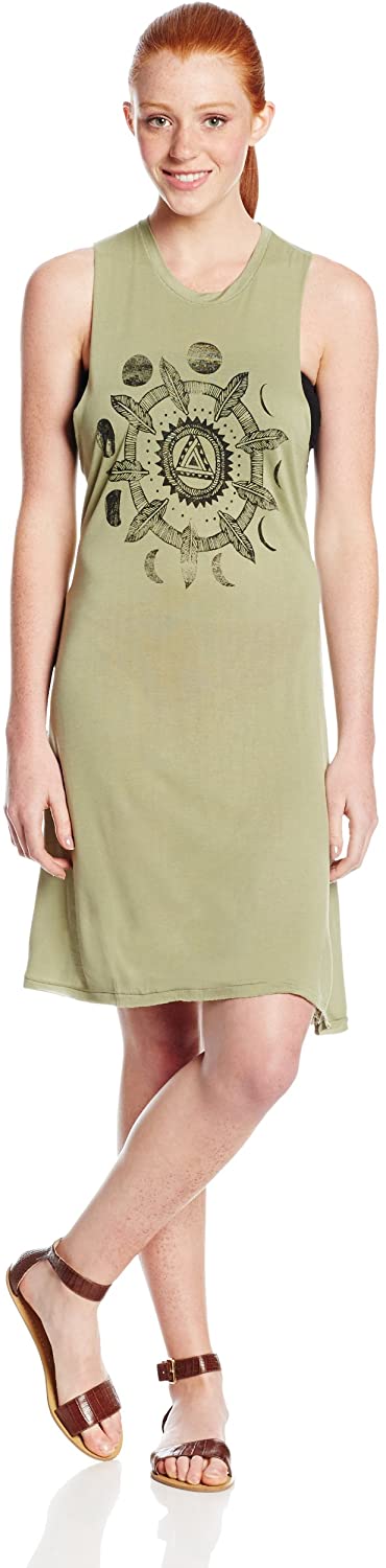 O'Neill Juniors Desert Dress, (ARM) Army - Indi Surf