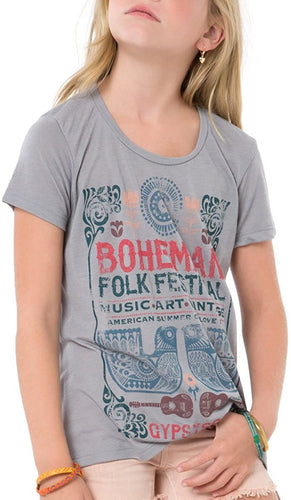 O'Neill Girls Boho Fest Short-Sleeve Shirt