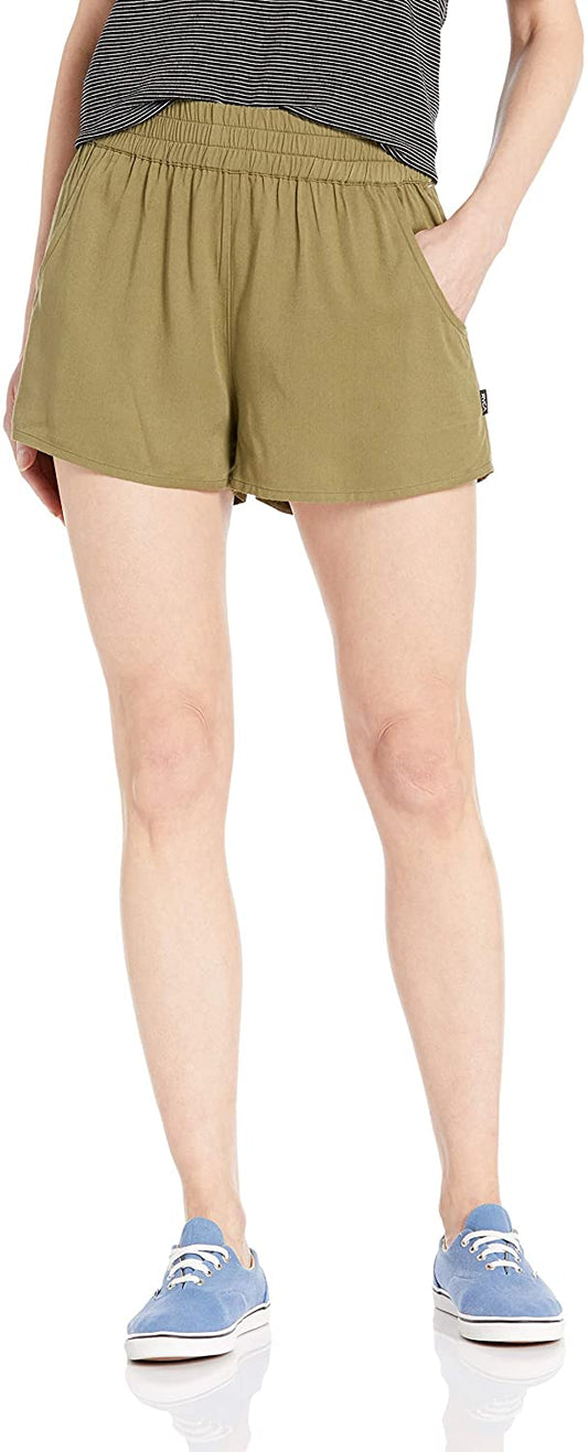 RVCA Damen Real Ez Elastic Soft Shorts