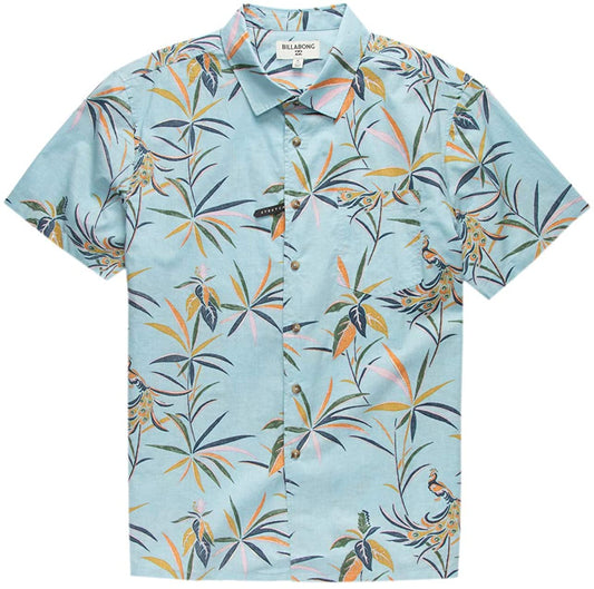 Billabong Men's Sundays Floral Short Sleeve Shirt