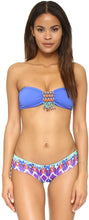 Load image into Gallery viewer, OndadeMar Women&#39;s Mirage Bandeau Bikini Top with Hand Embroidered Beading - Indi Surf