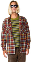 Load image into Gallery viewer, RVCA Men&#39;s New Natural Long Sleeve Woven Shirt