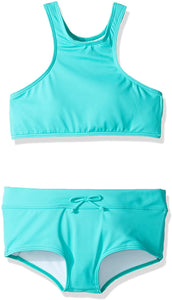 Billabong Girls' Sol Searcher High Neck Two Piece Swimsuit - Indi Surf
