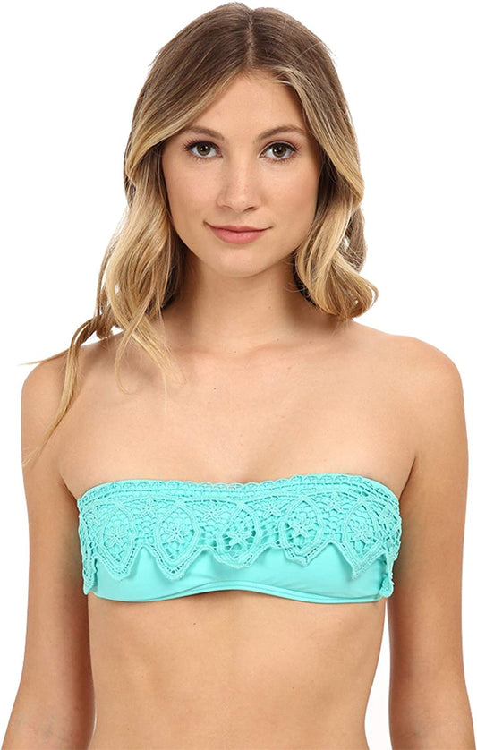 O'Neill Women's Fashion Solids Bandeau Bikini Top - Indi Surf