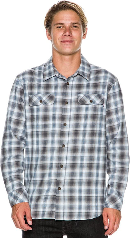 O'Neill Mens Durban Button Up Long-Sleeve Shirt