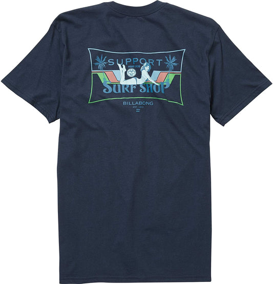 Billabong Men's Support Short Sleeve T-Shirt - Indi Surf