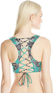 O'Neill Women's Vista High Neck Halter Bikini Top