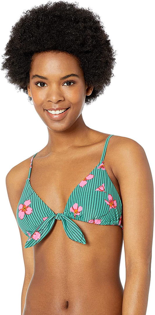 Billabong Women's Seain Green Tide Triangle Bikini Top