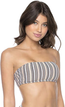 Load image into Gallery viewer, PilyQ Women&#39;s Harbour Stripe Bandeau Tube Top - Indi Surf