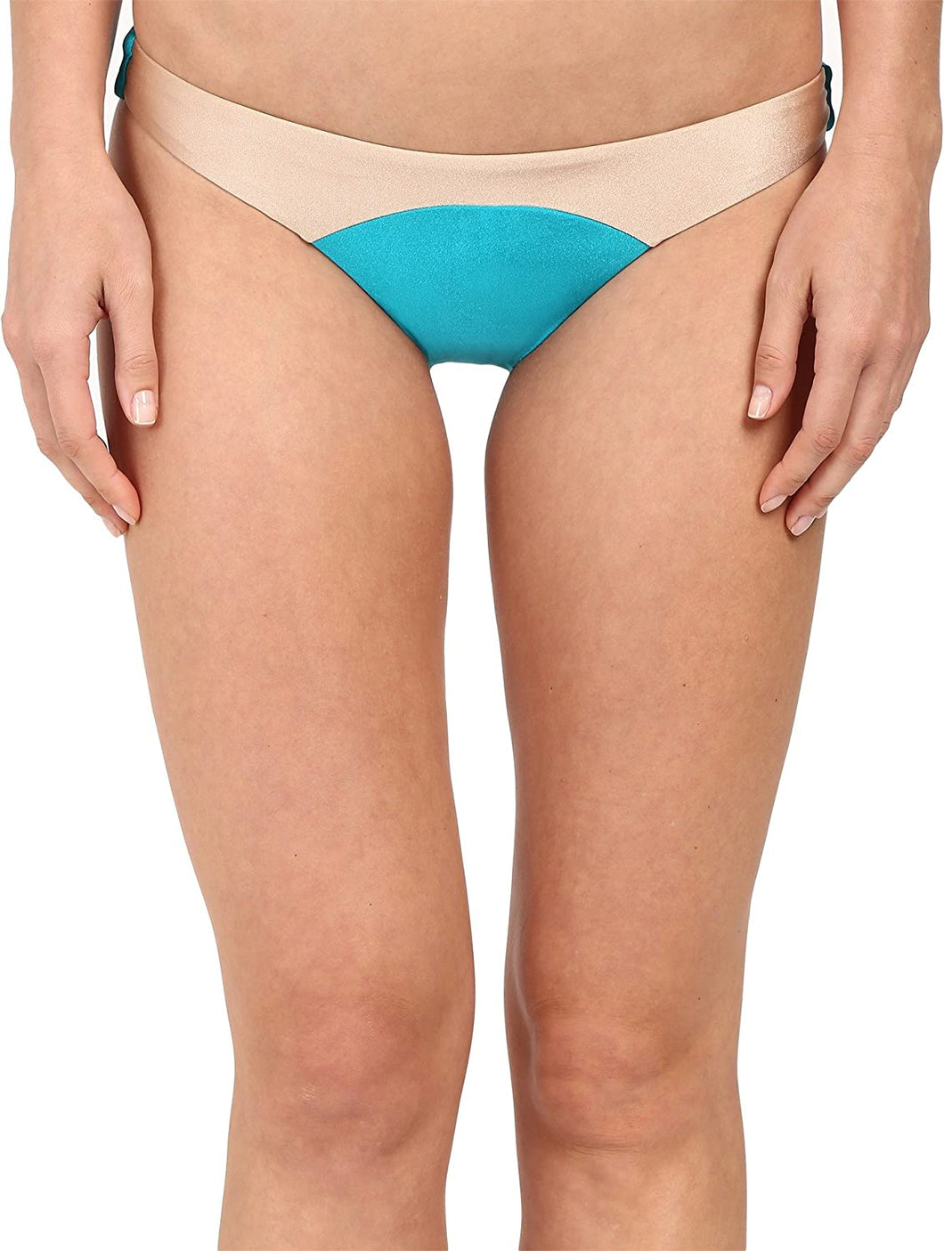 Amuse Society Women's Sara Color Block Skimpy Fit Bottom