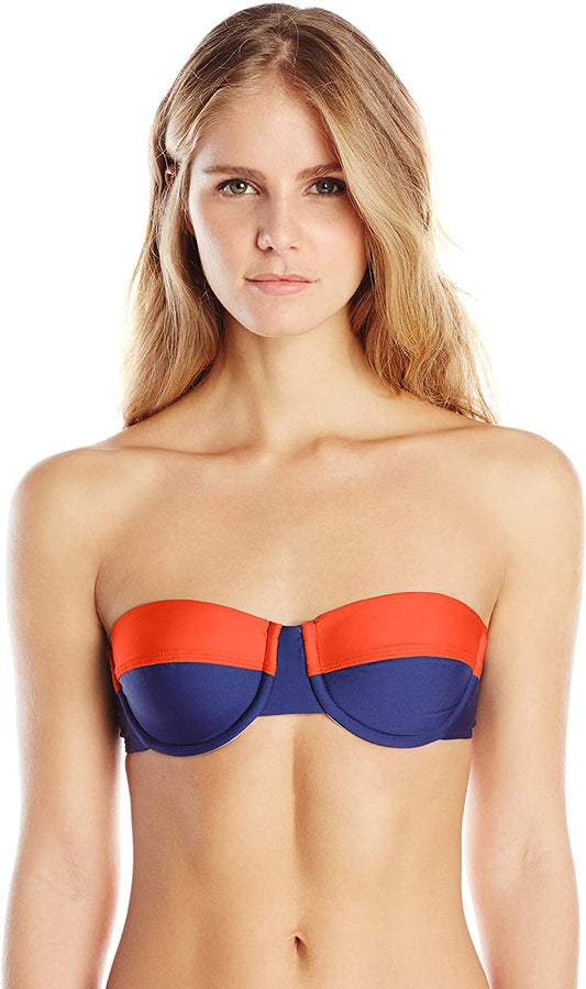 Splendid Women's Sunblock Solids Underwire Bikini Top - Indi Surf