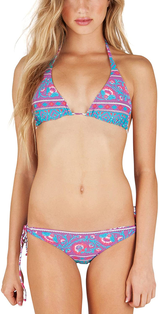 Billabong Women's Elissa Reversible Halter Bikini Top