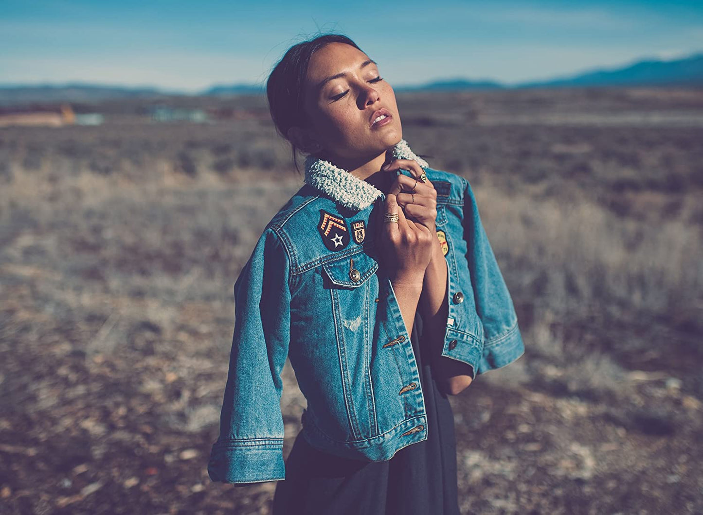 Billabong Juniors Patched Love Denim Jacket