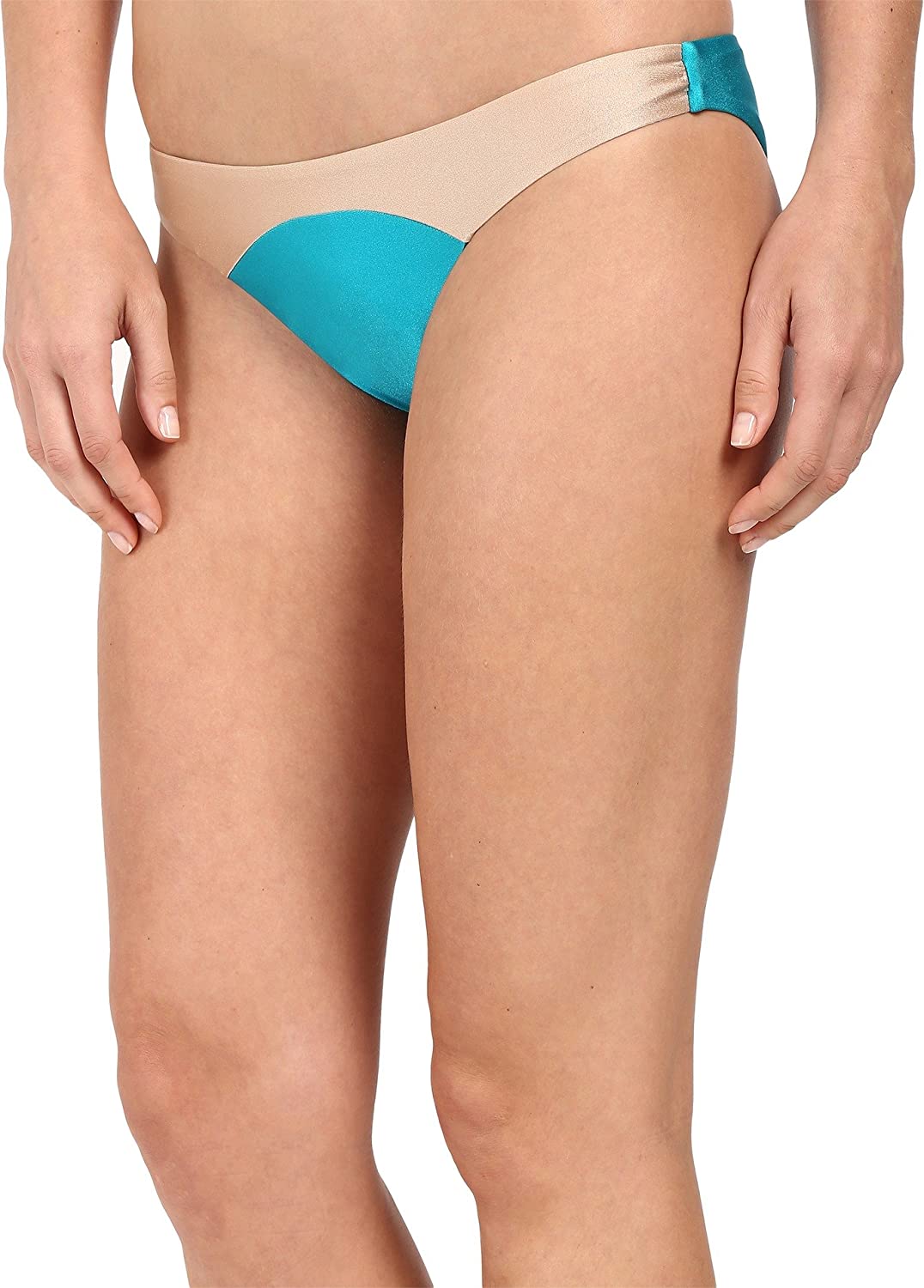 Bas de bikini coupe ajustée Sara Color Block pour femme d'Amuse Society